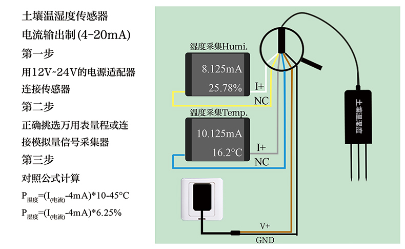 土壤溫濕度傳感器 土壤溫濕度傳感器