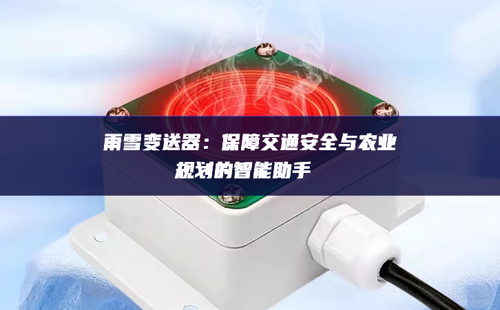 雨雪變送器:保障交通安全與農(nóng)業(yè)規(guī)劃的智能助手 雨雪變送器:保障交通安全與農(nóng)業(yè)規(guī)劃的智能助手