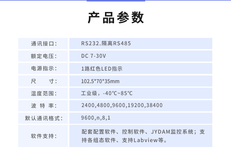 DAM-0800DI-YD 工業(yè)級(jí)I/O模塊產(chǎn)品參數(shù) DAM-0800DI-YD 工業(yè)級(jí)I/O模塊產(chǎn)品參數(shù)
