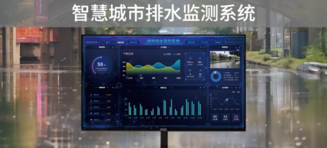 智慧排水監測系統，可視化管理，助力城市水利水務建設